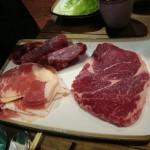 BBQ meat at Wooga Korean Restaurant