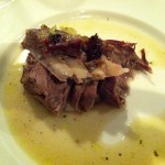 Roast Goat with Mint Sauce